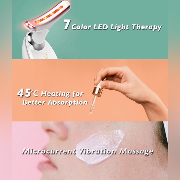 NWT! Seven color beauty device for face neck🌸 - Picture 11 of 11